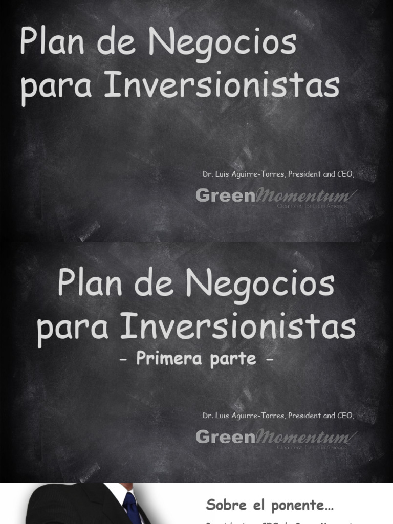 Presentación de Productos a Inversionistas | PDF | Plan de negocios ...