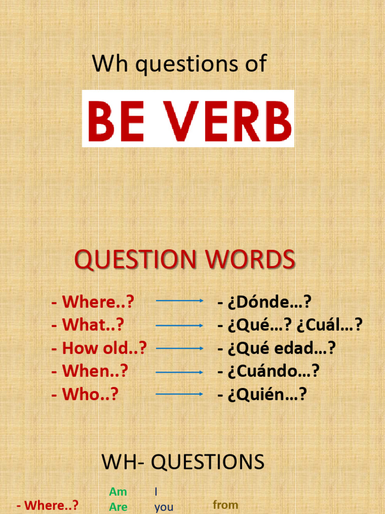 Understanding Wh- Questions in English | PDF