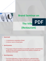 Brand Seminar-The Village