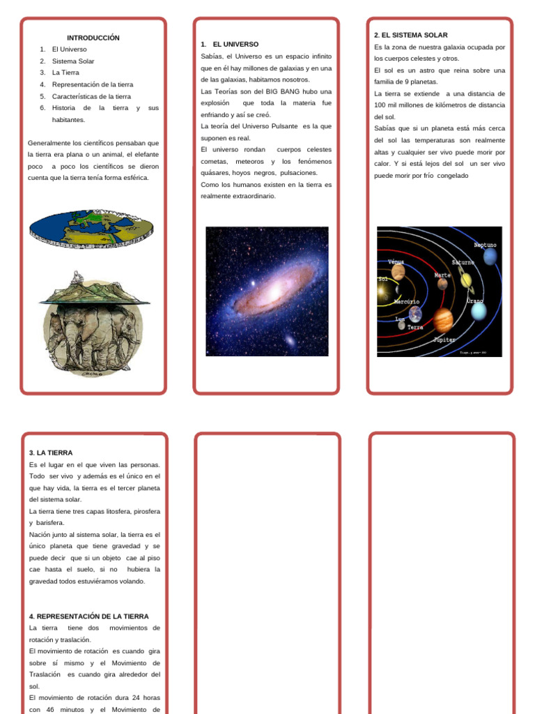 Explorando el Universo y la Tierra | PDF | Tierra | Universo