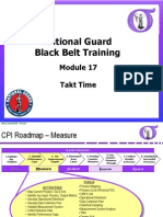 National Guard Black Belt Training: Takt Time