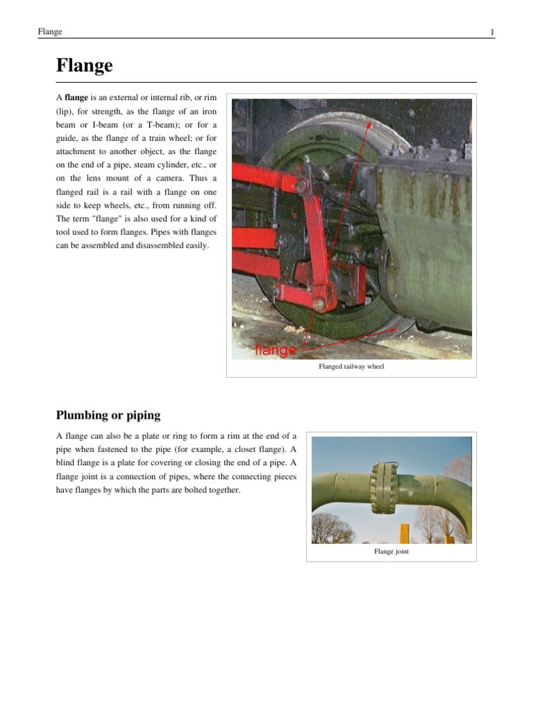 Understanding Flanges in Piping Systems | PDF | Plumbing | Mechanical ...