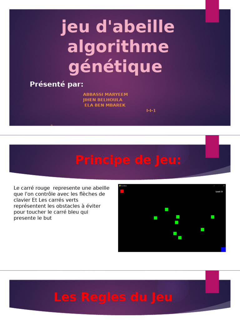 Jeu d'abeille avec algorithme génétique | PDF | Python (Langage de ...