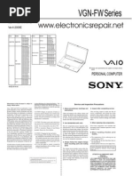 Manuale Sony Vaio Vgnfw1