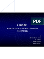 I-Mode: Revolutionary Wireless Internet Technology