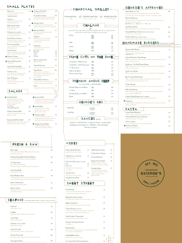 Olive Oil & Oregano Salad Menu | PDF | Hamburgers | Salad