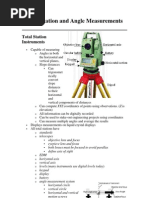 Total Station and Angle Measurements