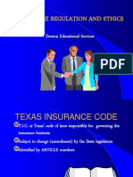 Insurance Regulation and Ethics: Denton Educational Services