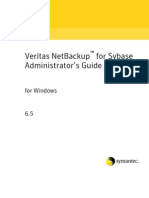 Veritas Netbackup For Sybase Administrator'S Guide