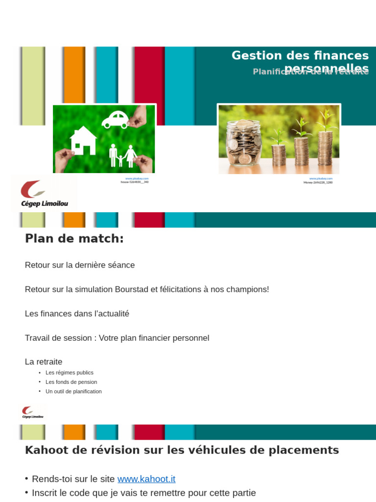 Planification de la retraite Desjardins | PDF | Retraite | Économie