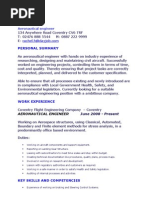 Download Aeronautical Engineer CV Sample by Alija Laki Proi SN86181047 doc pdf