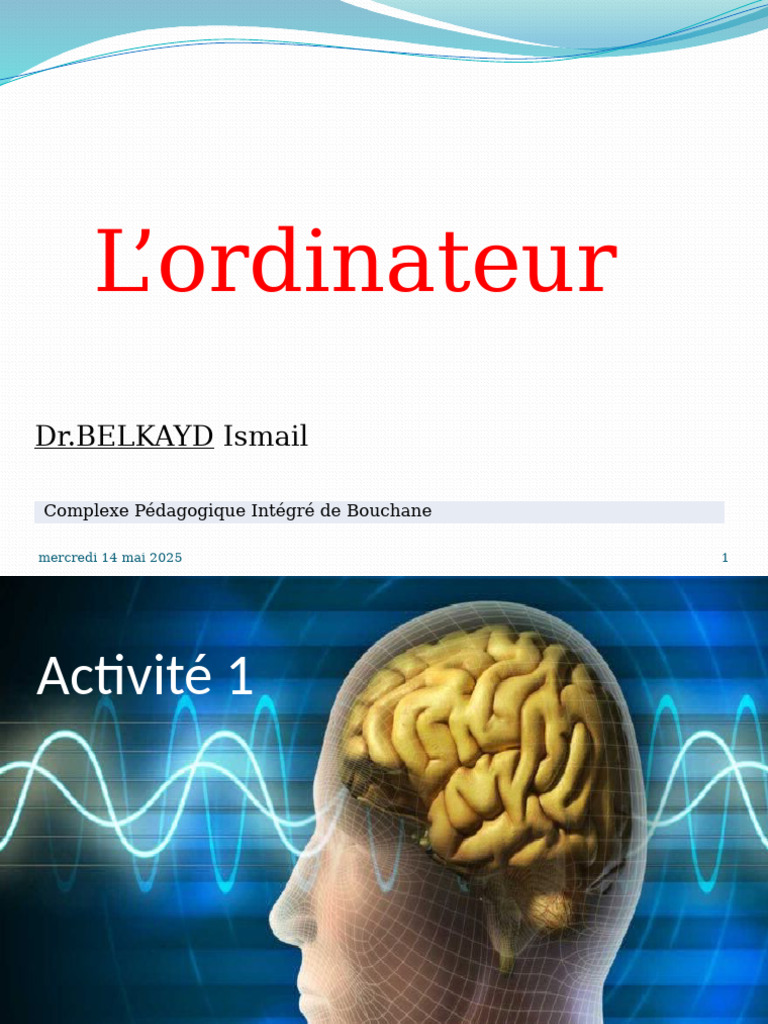 Composants et connectivité d'un ordinateur | PDF | Périphérique ...