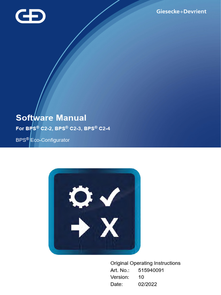 BPS C2 Software Manual 02/2022 | PDF | Menu (Computing) | Window ...