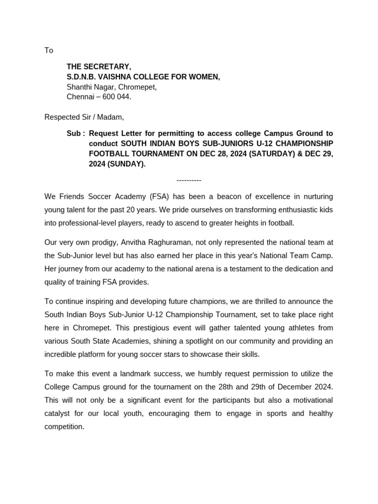 Updated Letter College | PDF