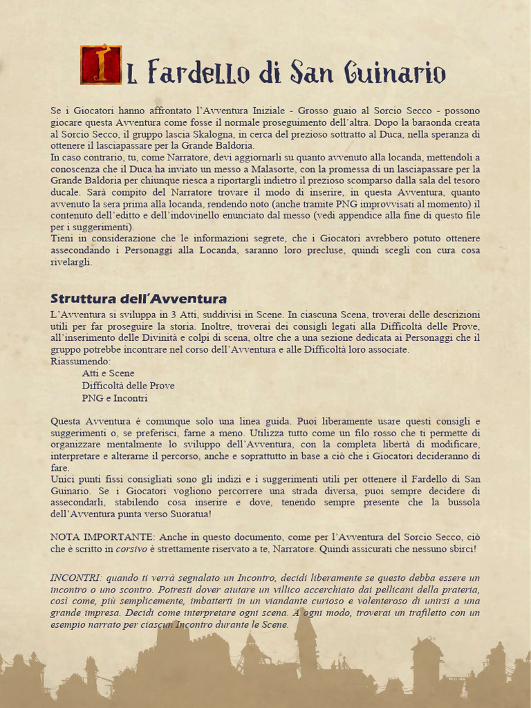 Il Fardello Di San Guinario | PDF