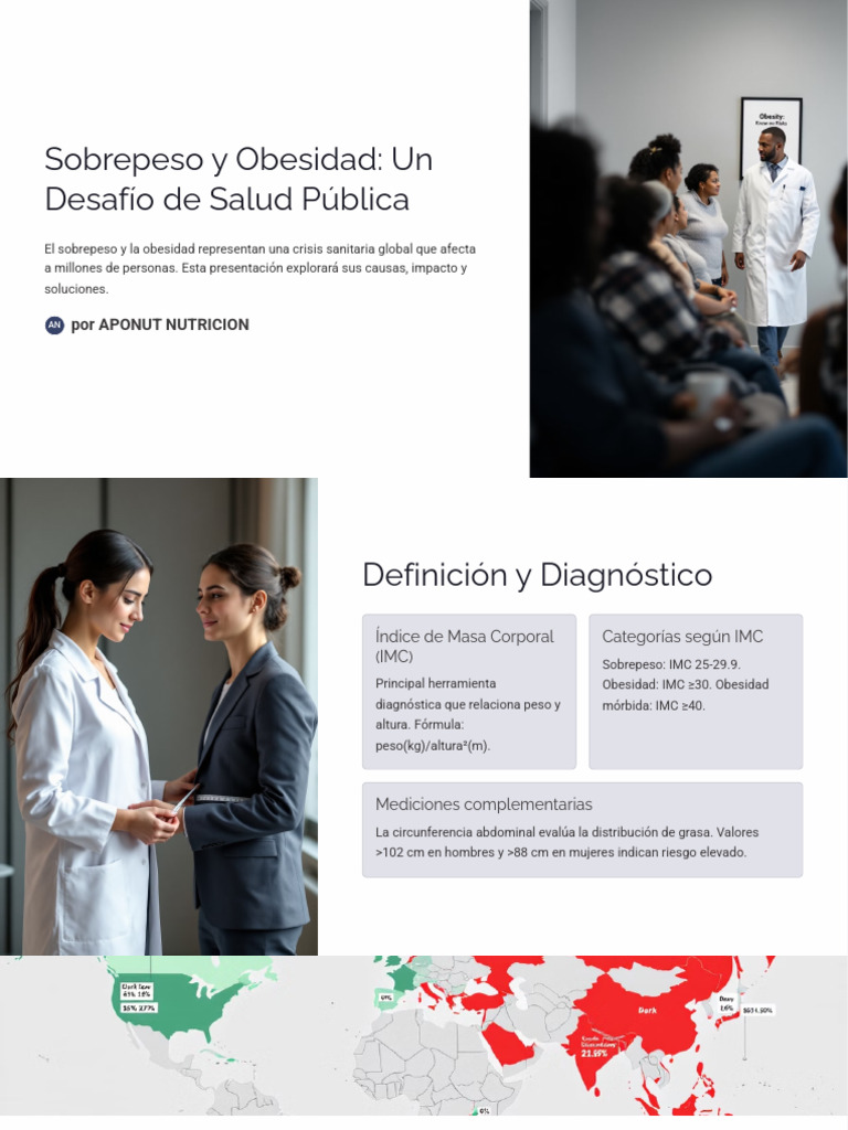 Sobrepeso y Obesidad Un Desafio de Salud Publica | PDF | Obesidad ...