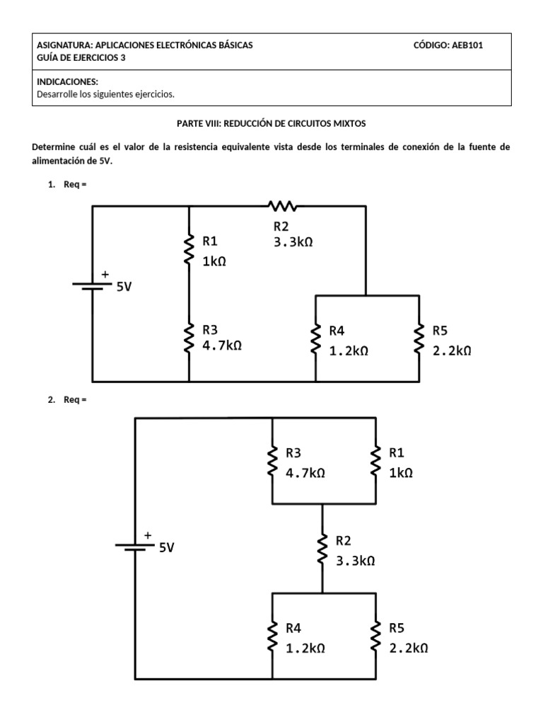 03 - Guia de Ejercicios 3 AEB | PDF