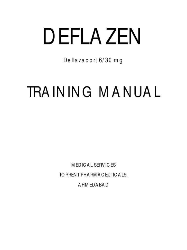 Deflazen: Training Manual | PDF | Glucocorticoid | Adrenal Gland