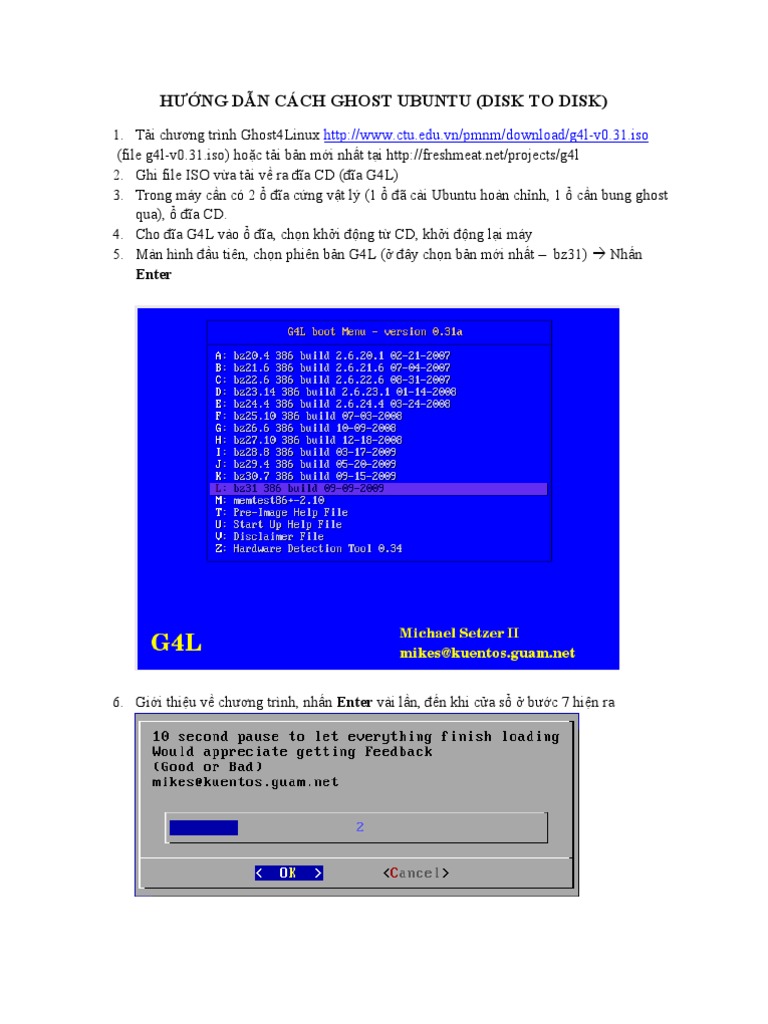 Ghost For Linux | PDF