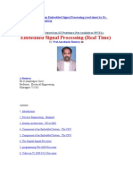 IIT Video Lectures On Embedded Signal Processing (HTTP://WWW - Satishkashyap.com/)