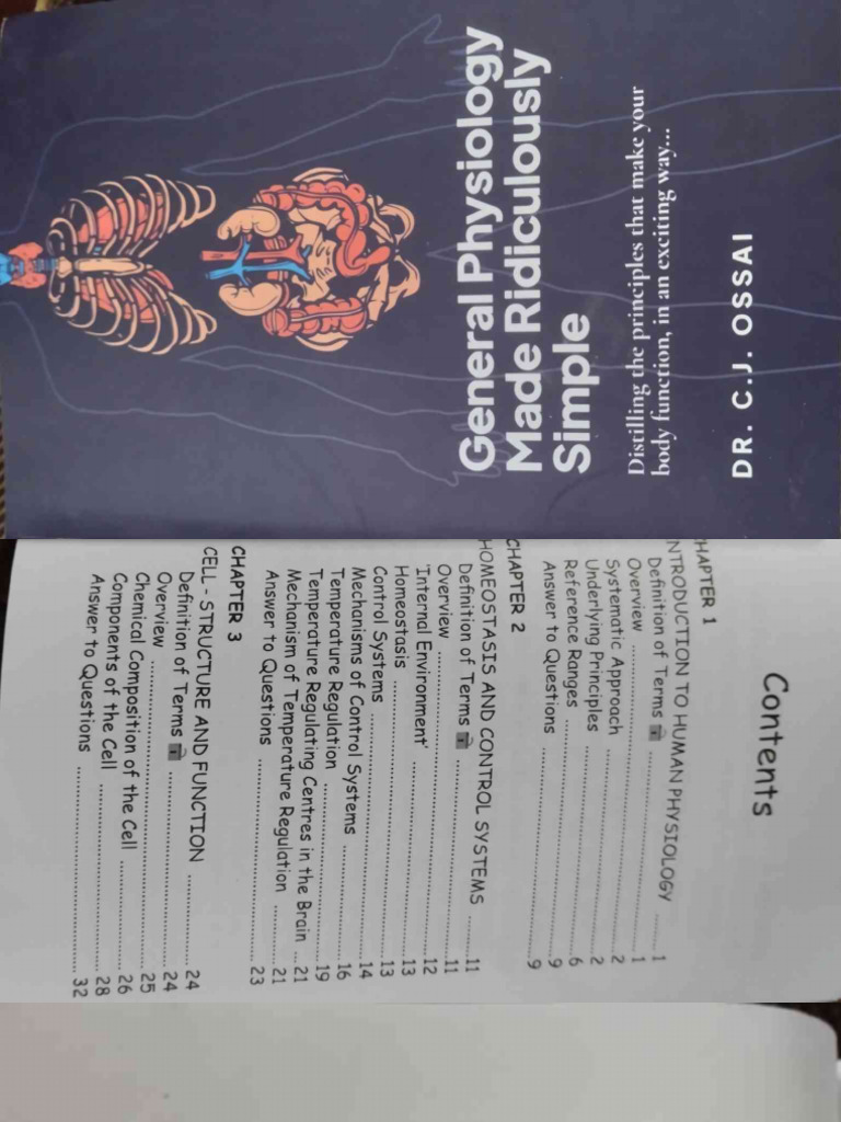 General Physiology Made Ridiculously Simple by Dr. Ossai | PDF