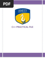 c++ Practical File 