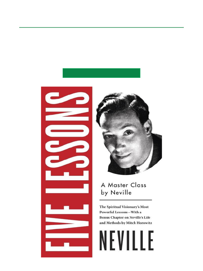 Five Lessons A Master Class Academic PDF Download | PDF
