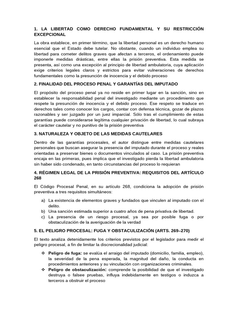 Uso y Abuso de La Prisión Preventiva en El Proceso Penal Peruano | PDF ...