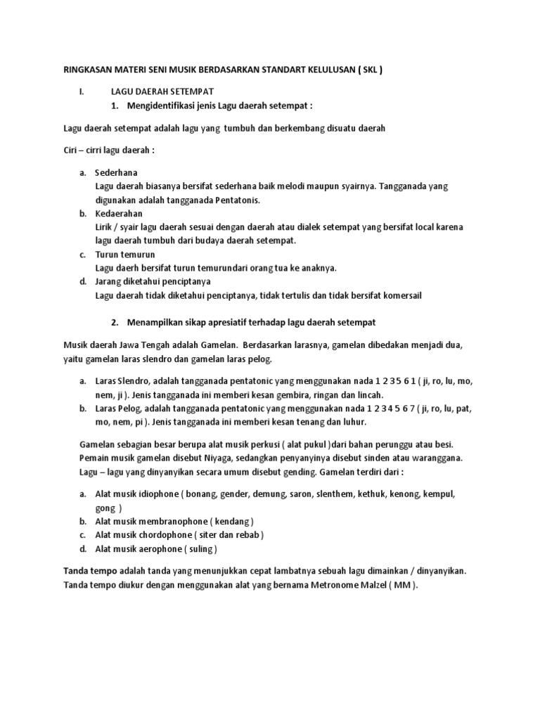 Cepat Lambatnya Lagu Yang Dinyanyikan Disebut Coba Sebutkan