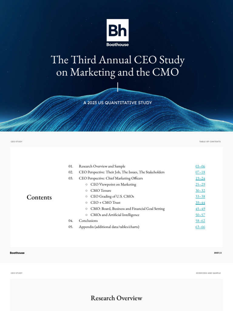2023 CEO Study on Marketing Insights | PDF | Artificial Intelligence ...