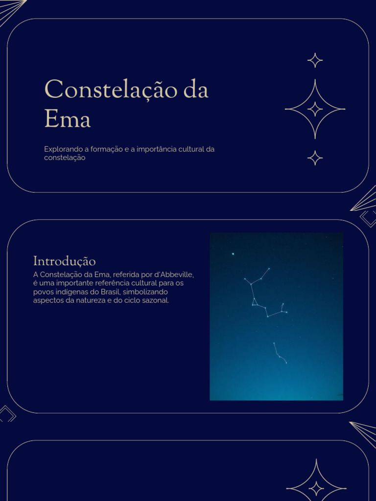 Significado da Constelação da Ema | PDF | Constelação | Estrelas