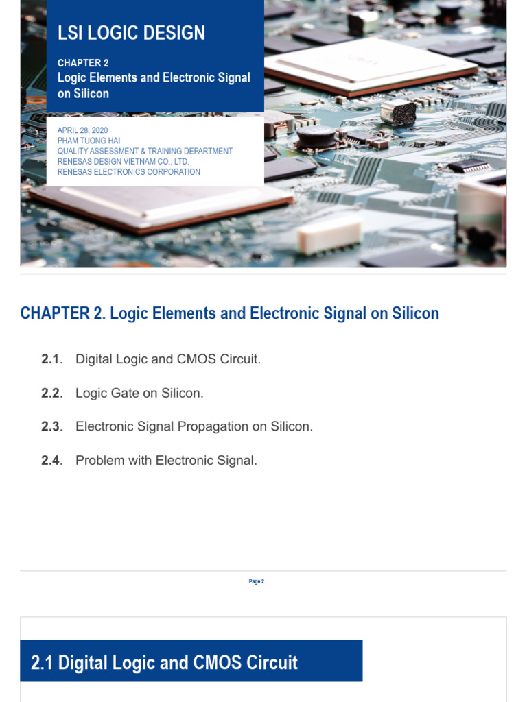CMOS Logic Design Fundamentals | PDF | Field Effect Transistor | Mosfet