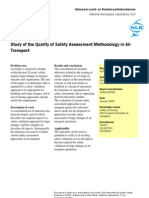 Study of The Quality of Safety Assessment Methodology in Air Transport