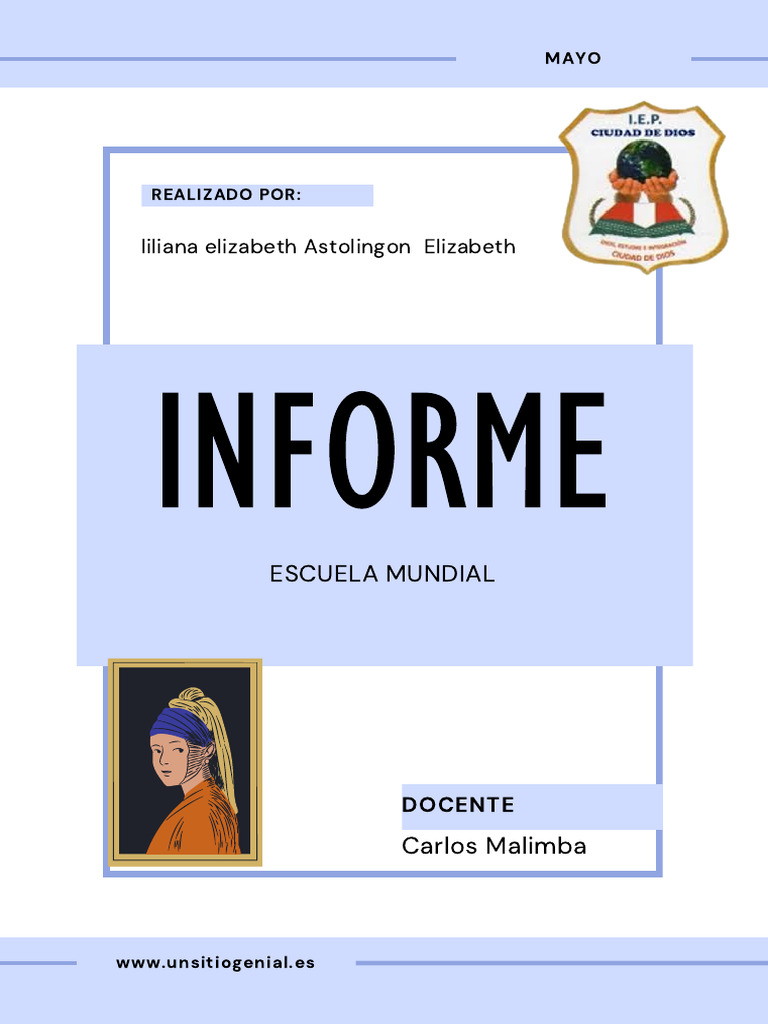 Portada Propuesta de Proyecto Creativo Azul | PDF | Interino | Teatro
