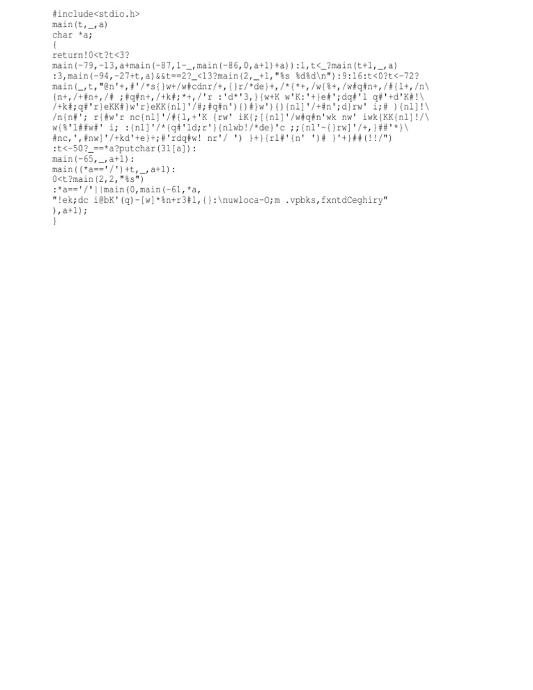 C Program | PDF | Computers | Technology & Engineering