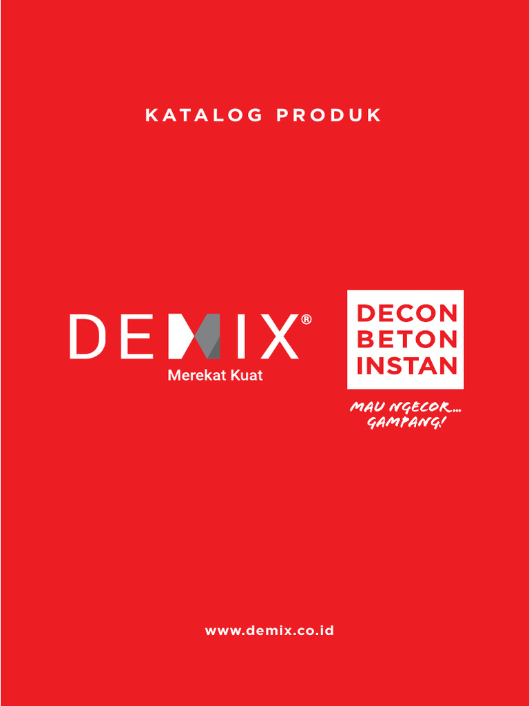 Katalog Produk Mortar dan Beton Demix | PDF