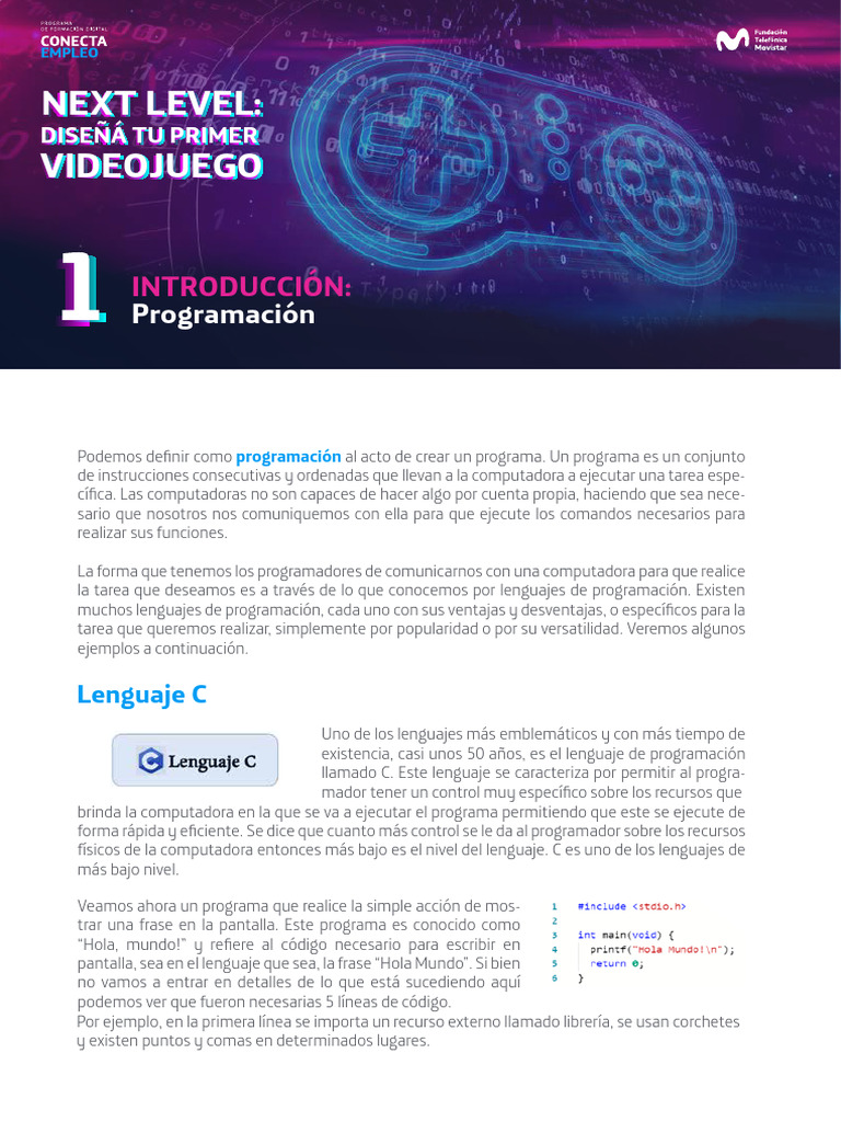 Aprende a Programar Videojuegos Básicos | PDF | Programación de ...