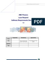 ABC Finance Loan Request Software Requirements Document
