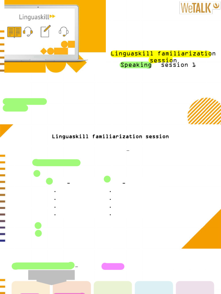 Linguaskill Speaking Test Overview | PDF | Stress (Linguistics) | Adjective
