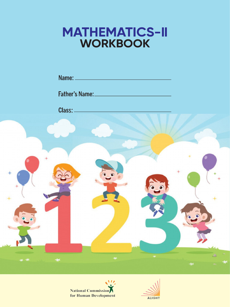 Class 2 Maths Workbook Exercises | PDF | Shape | Length