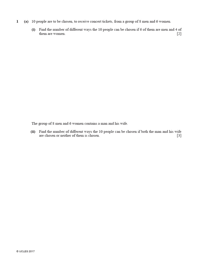 Combinatorial Problems and Solutions | PDF