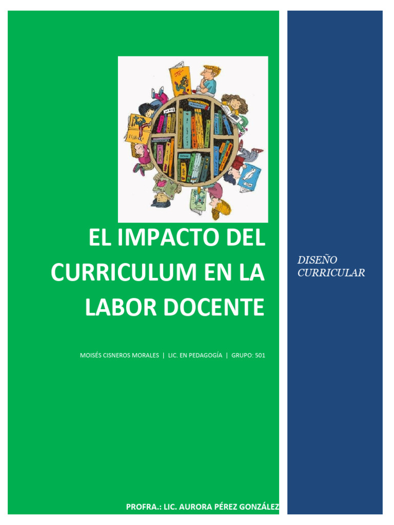 Impacto del Curriculum en la Docencia | PDF | Plan de estudios ...