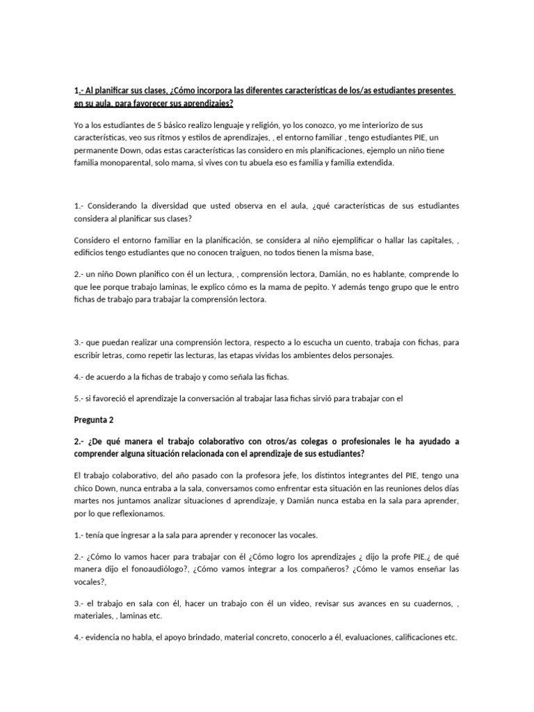 Inclusión y Diversidad en el Aula | PDF | Aprendizaje | Salón de clases