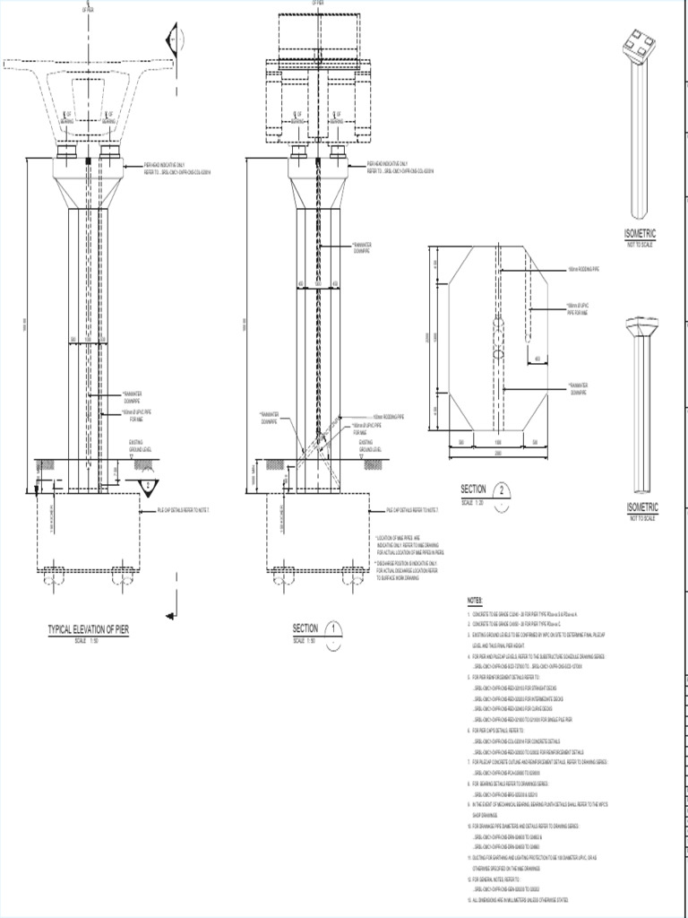 Pier and Pile Cap Construction Details | PDF | Deep Foundation ...