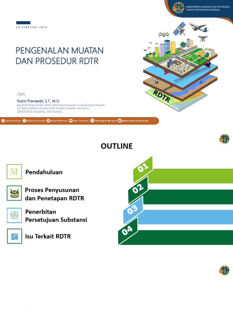 Muatan dan Prosedur RDTR 2023 | PDF