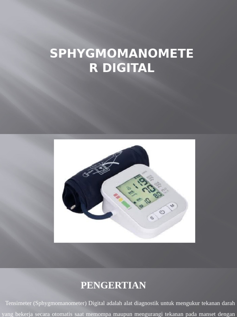Sphygmomanometer Digital | PDF