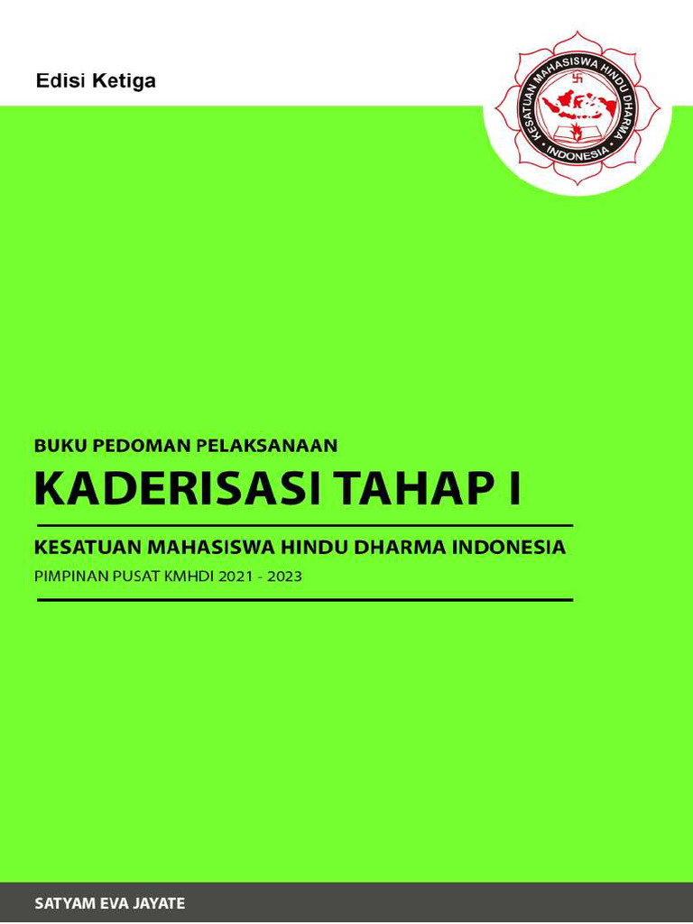 2022 - Buku Pedoman KT1 (1) | PDF