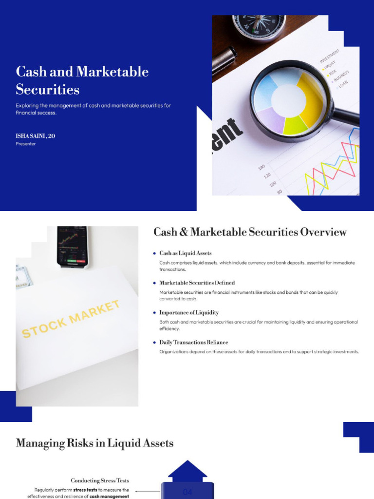 Cash and Marketable Securities Management | PDF