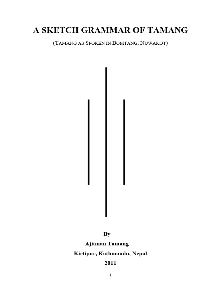 Sketch Grammar of Tamang Language | PDF | Morphology (Linguistics) | Verb