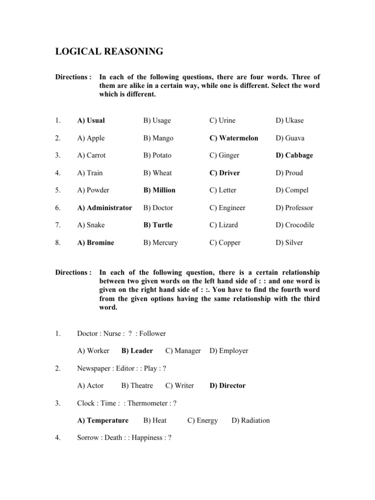 Word Selection Guidance | PDF
